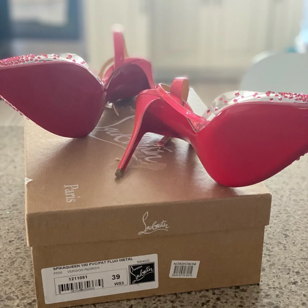 Christian Louboutin Pink Heels - Picture 2 of 5